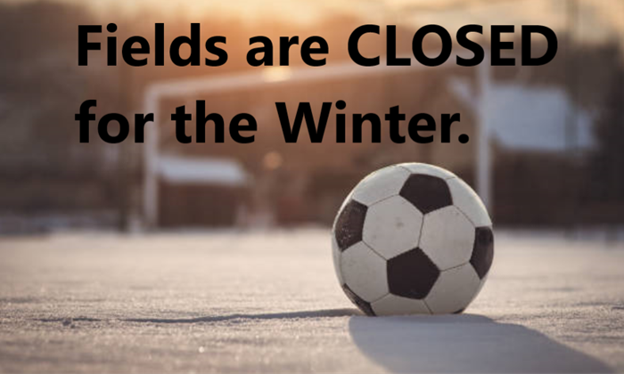 Please stay off the fields