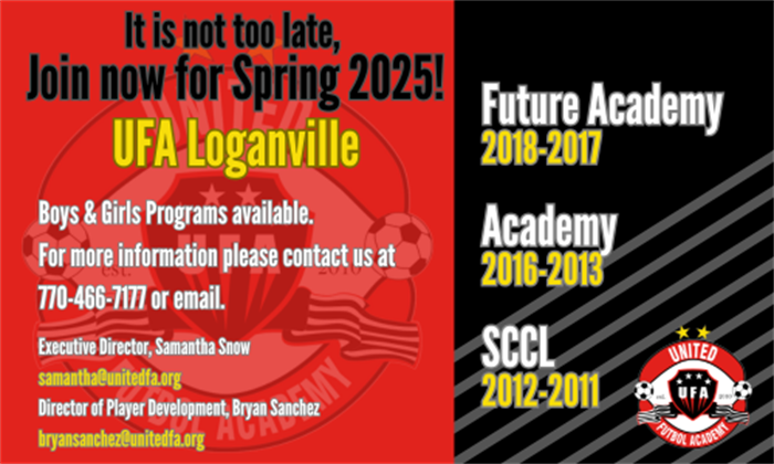 UFA Loganville Spring Tryouts