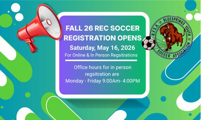 Fall Registration Opens tomorrow