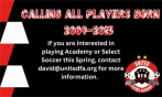 Looking to play Academy or Select Soccer?