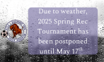 Rec Tournament Postponed 