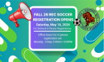 Fall Registration Opens tomorrow